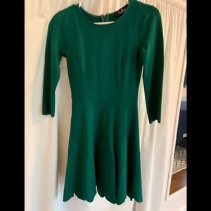 LULU’s Green scallop dress